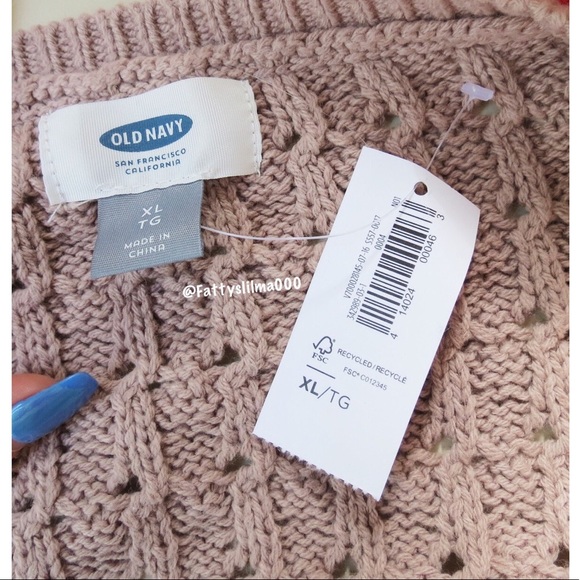NWT Taupe mauve slouchy knit sweater π - Picture 8 of 8